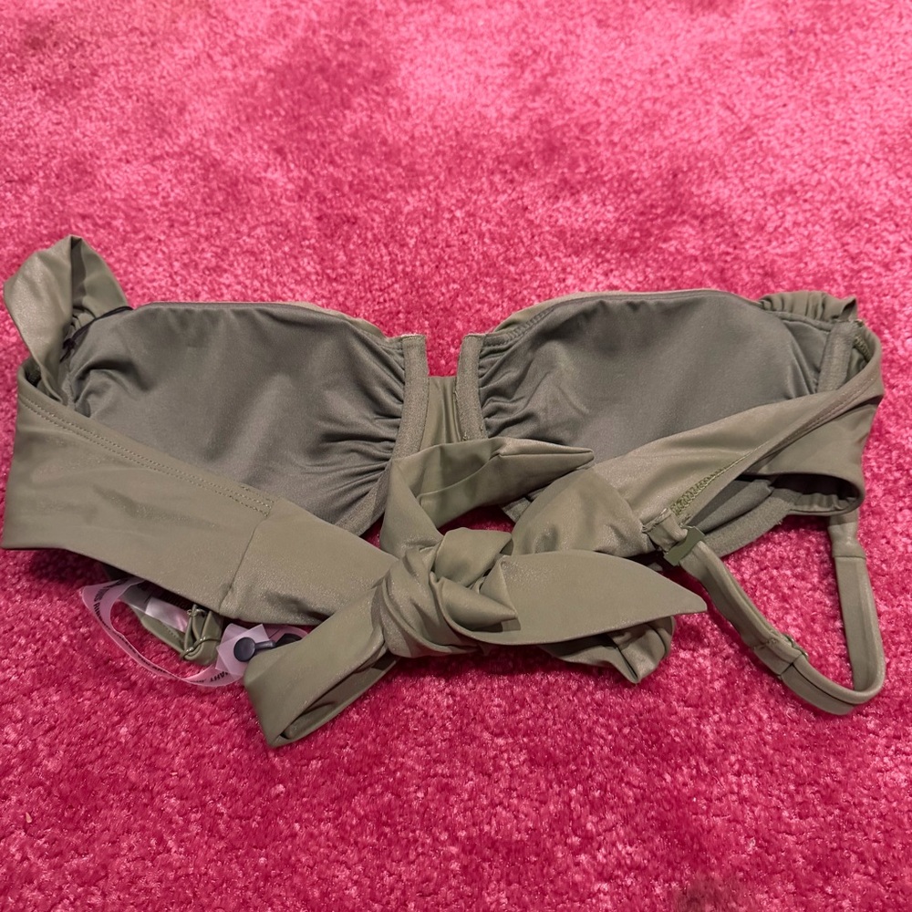 Olive Green Sweetie Bikini top - Picture 7 of 7